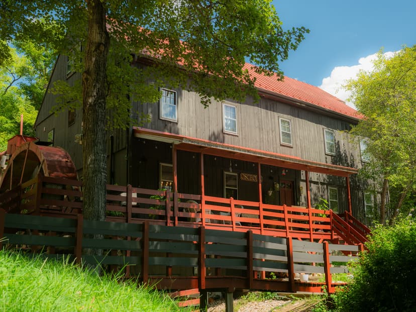 Osceola Mill beside Marl Creek